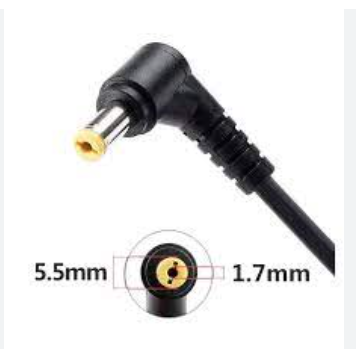 Laptop Adapter Cable Cord (5.5mm X 1.7mm) Pin For Acer Aspire E5-511 E5-511P E5-521 E5-571 (Yellow)