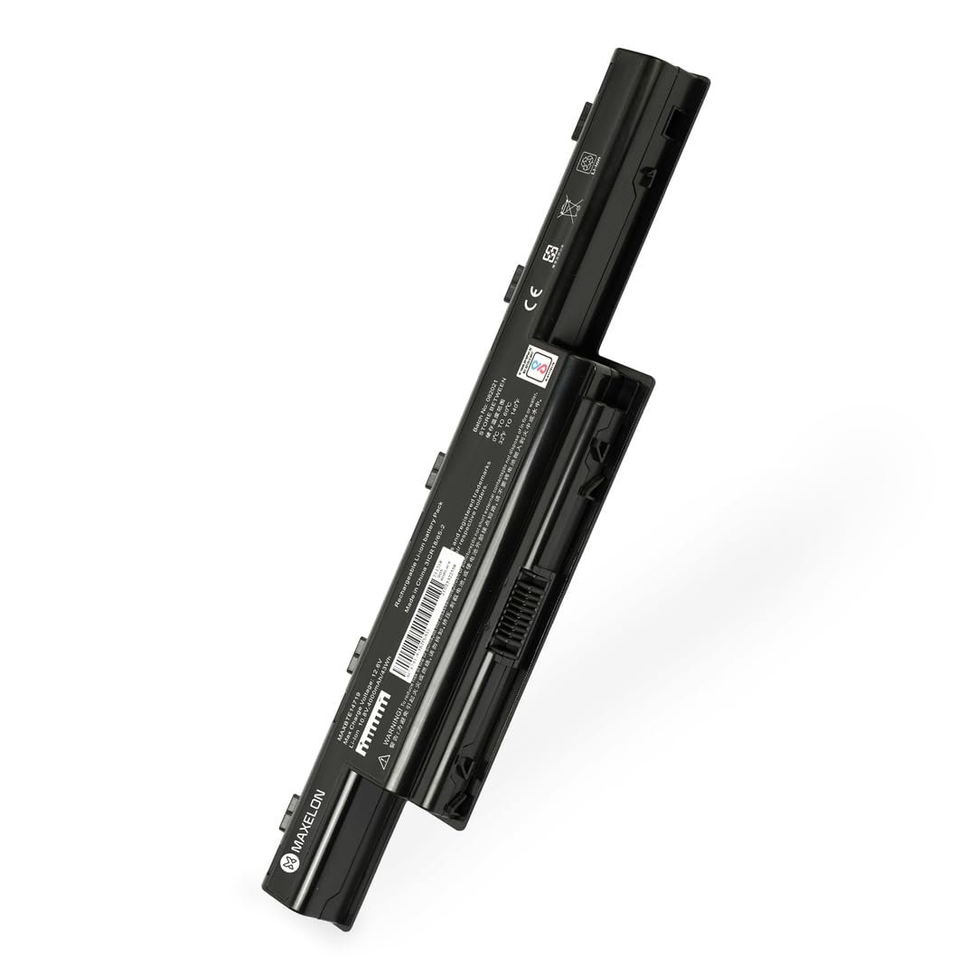 4741 Maxelon BIS Certified Rechargeable Laptop Battery for Acer Aspire 4741 4743 4750 4752 4755 4771 Series- (Black) - Image 1