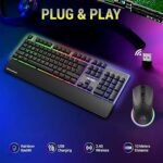 Ant Esports KM550PRO Wireless Keyboard & Mouse Combo – Black - Image 3