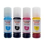 Formujet EP 003 Refill Dye Ink Set of 4 Color X 70g (BK/C/M/Y) Compatible for Epson Eco Tank Printer L3110, L3150 L3110, L3115, L3116, L3151, L3152, L3156, L5190 etc - Image 2