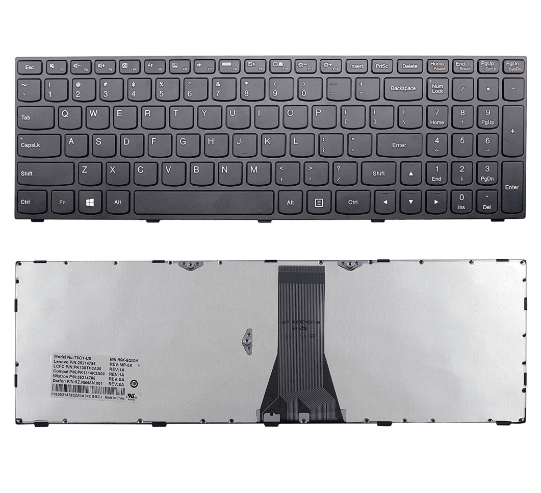 Full compatibility Lenovo Compatible Laptop Keyboard for G50-70 / B51-30 / B70-80 / B71-80 / E50-70 / G50-30 / G51-35 / G70-70 / M50-80 / Z50-75 / Z70-80 - Image 1