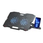 2 Fan Laptop Cooling Pad With Mobile Stand