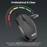 Foxin Glide Wired Mouse | 1200 DPI Optical Sensor | 1.2M Cable | 3 Buttons | Silent & Durable | Wired Mouse for Laptop, PC, Desktop & Gaming - Image 2