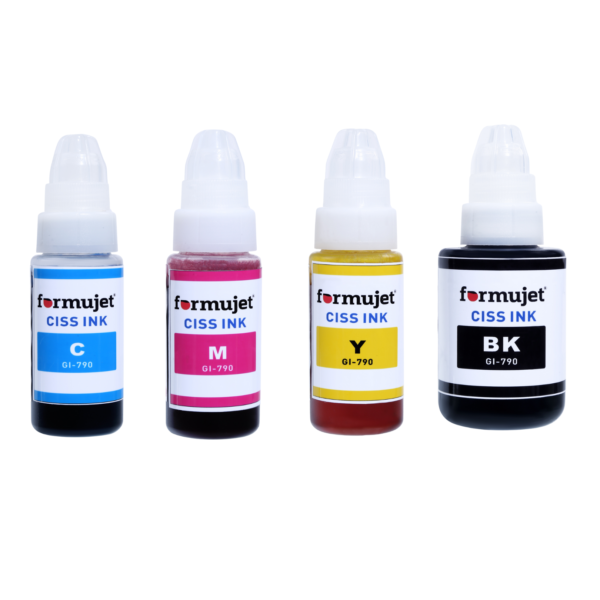 Formujet Gi 790 Refill Ink Compatible For Canon Printers - High-quality Digital Ink For Inkjet Printers, CYMBK